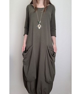 Nauja suknelė giliomis kišenėmis XL - 2XL